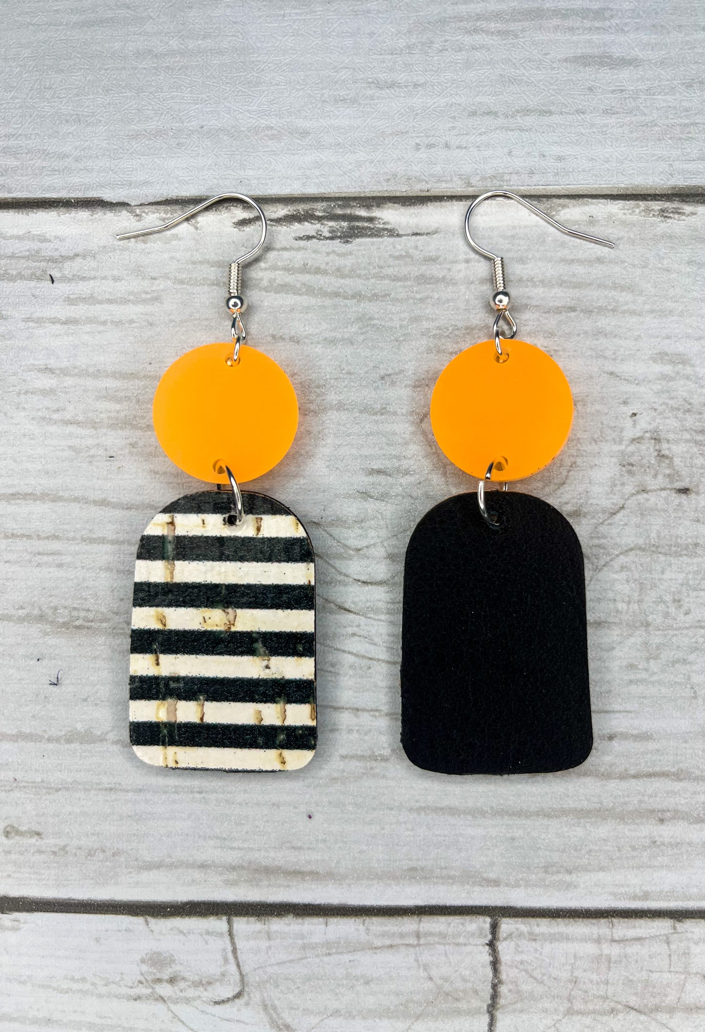 Spooky Season Stripe Dangle Earring