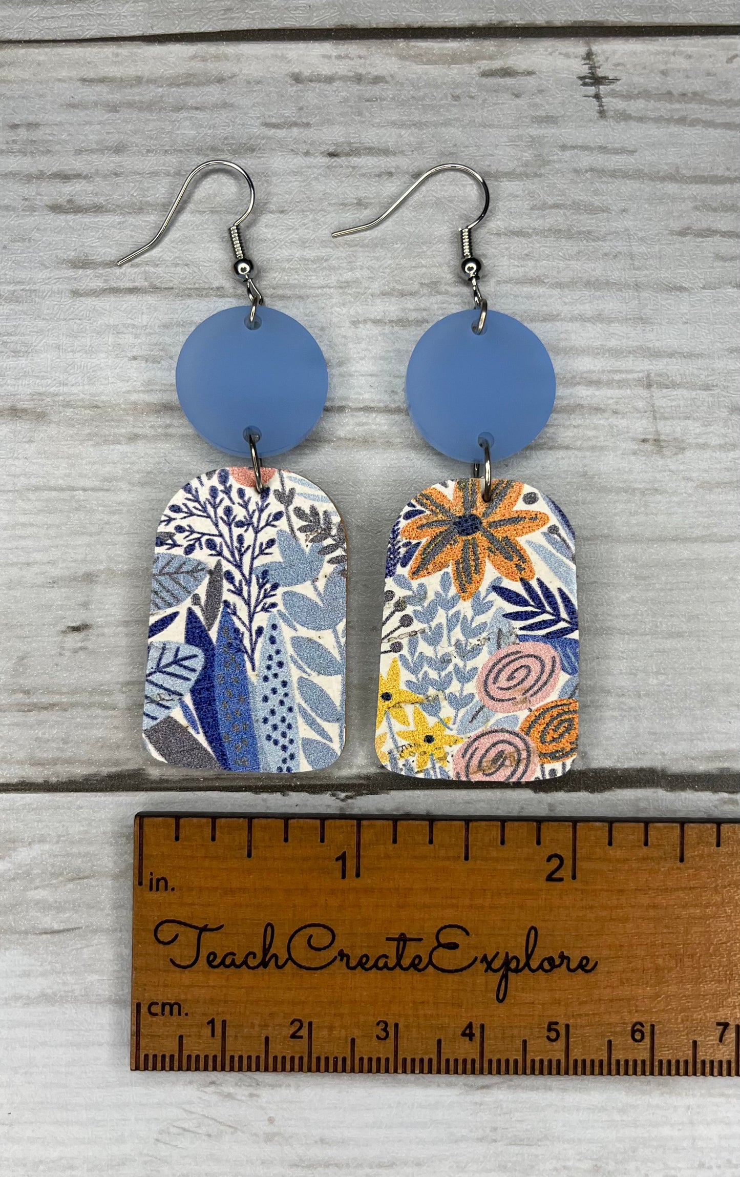 The Daisy- Ice Blue Floral