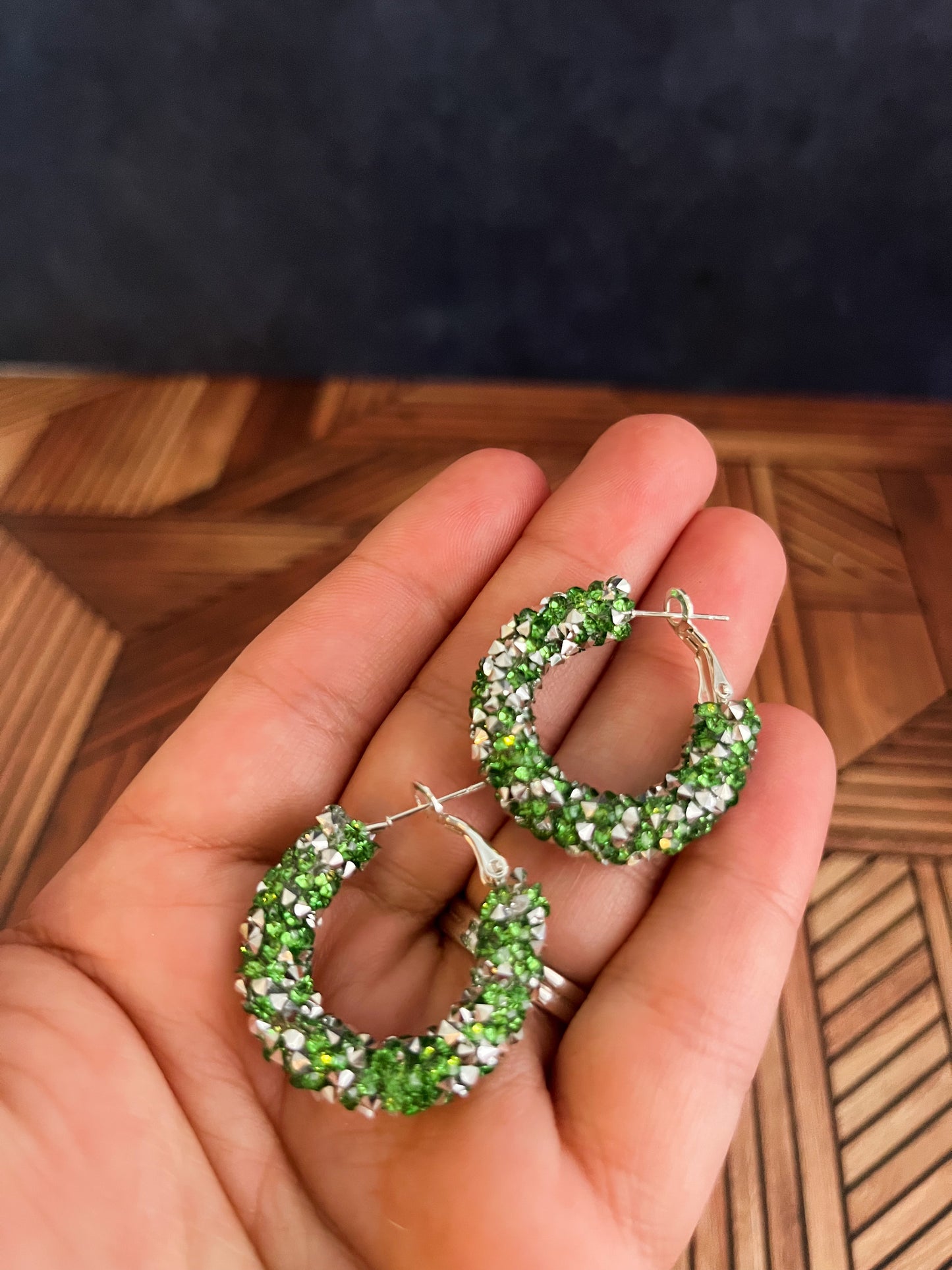 The Olive- Green & Silver