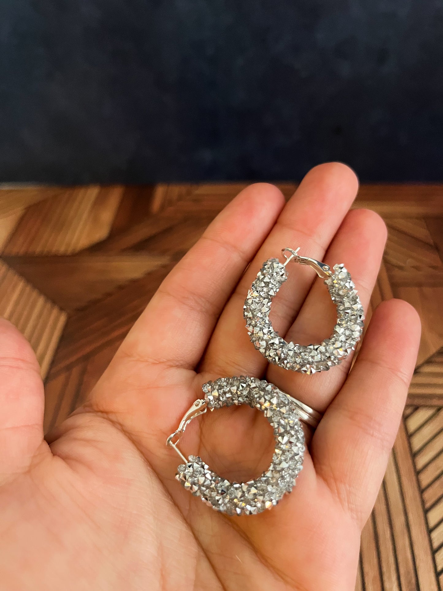 The Olive- Silver Sparkle