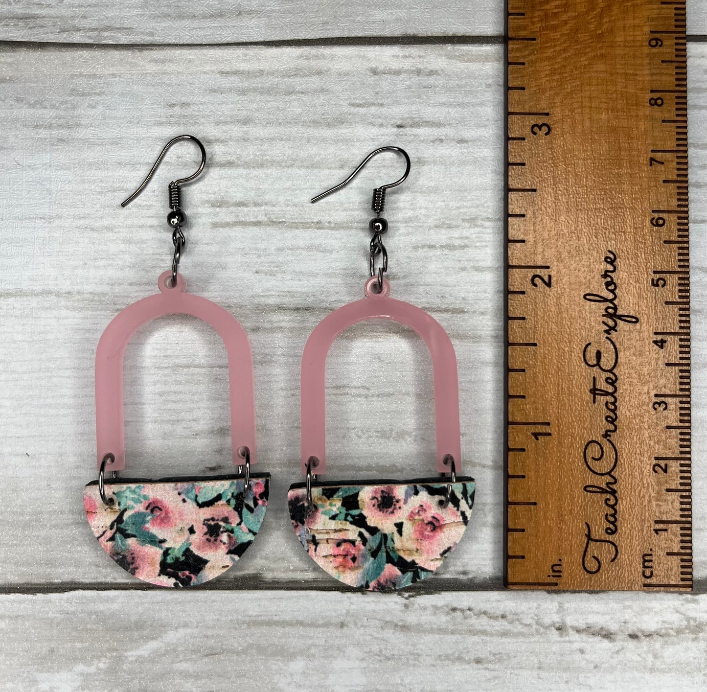 The Lily- Pink Floral, Medium Length