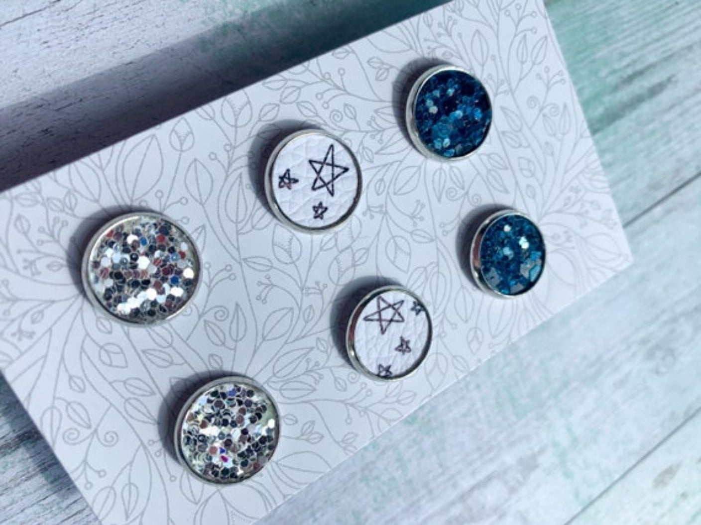 The Bonnie Set- Blue & Silver Stars