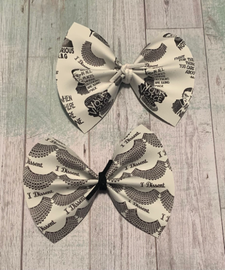 RBG Hair Bow & Children's Headband