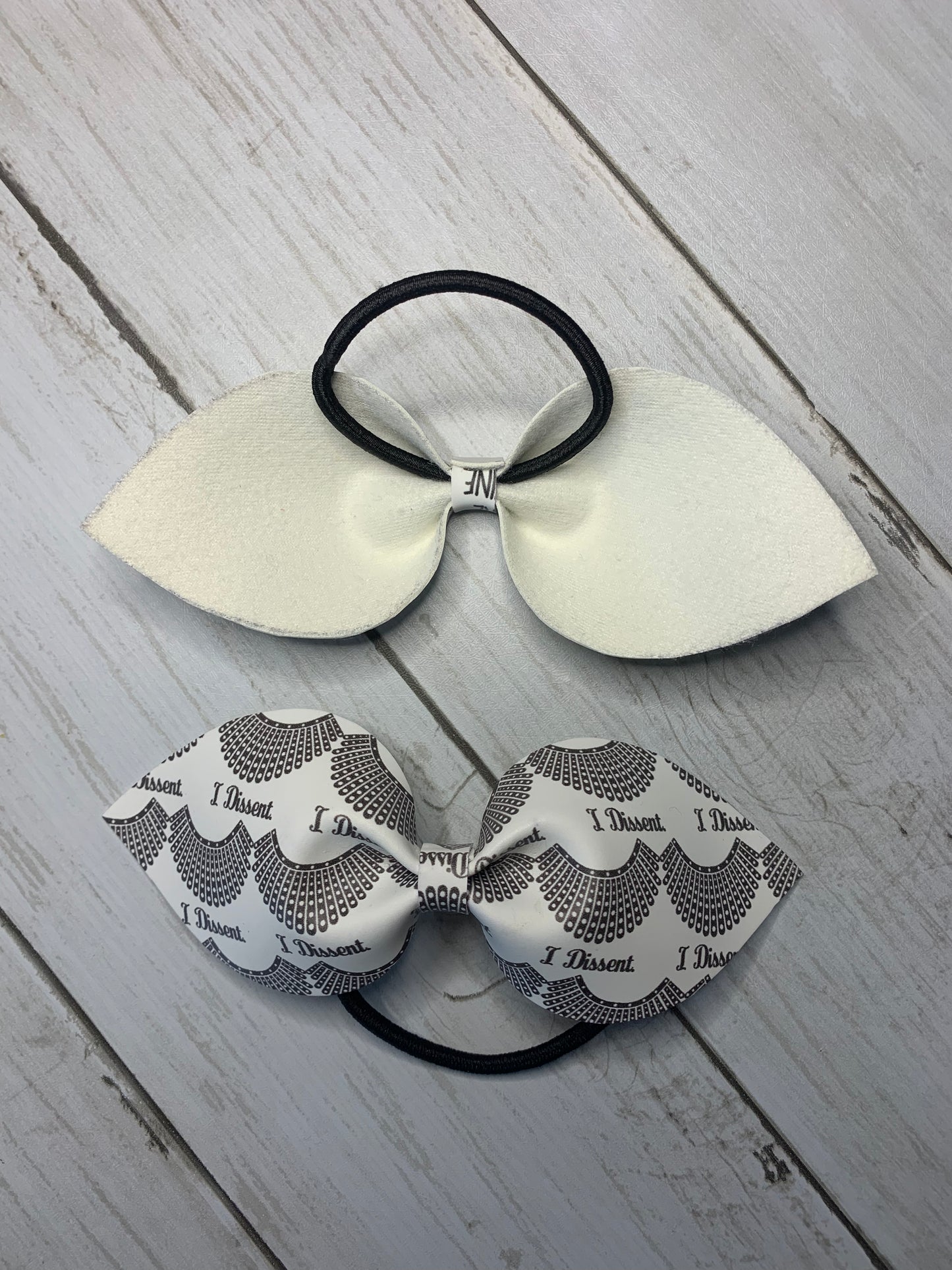 RBG Hair Tie Topknot Bow