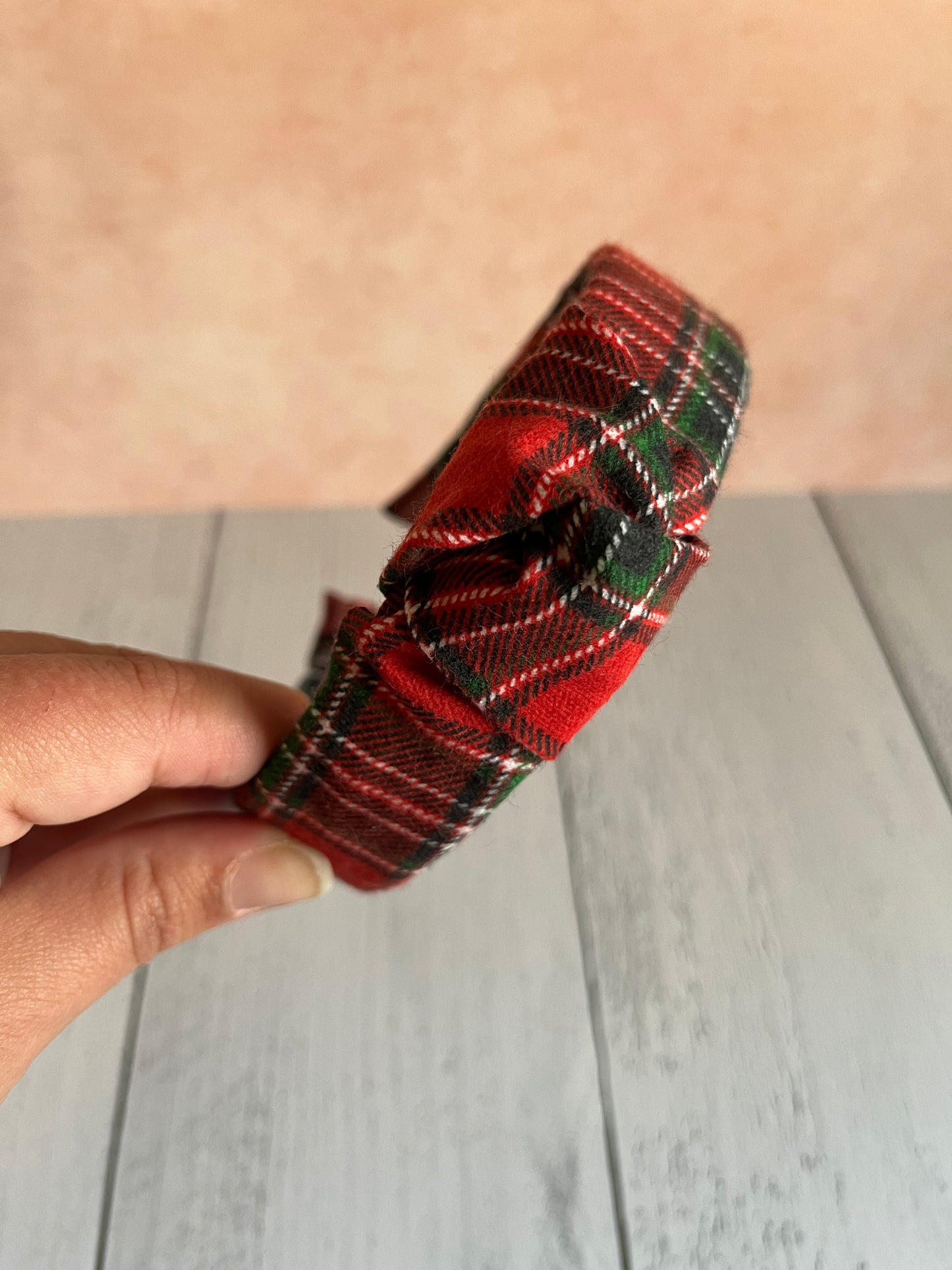 Flannel Knotted Headband