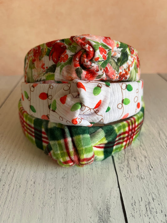 Christmas Knotted Headband