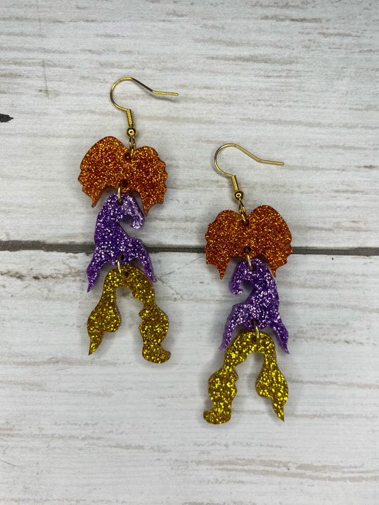 A Bunch of Hocus Pocus Acrylic Earrings