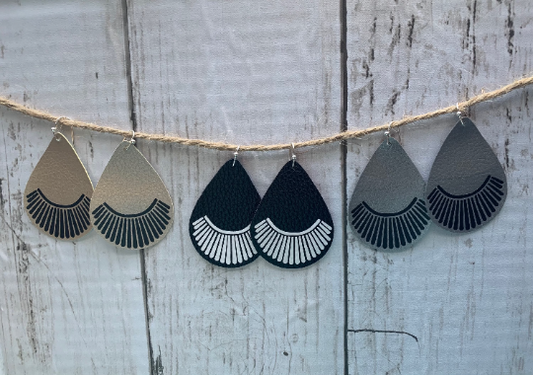 RBG-Inspired Dissent Collar Earrings